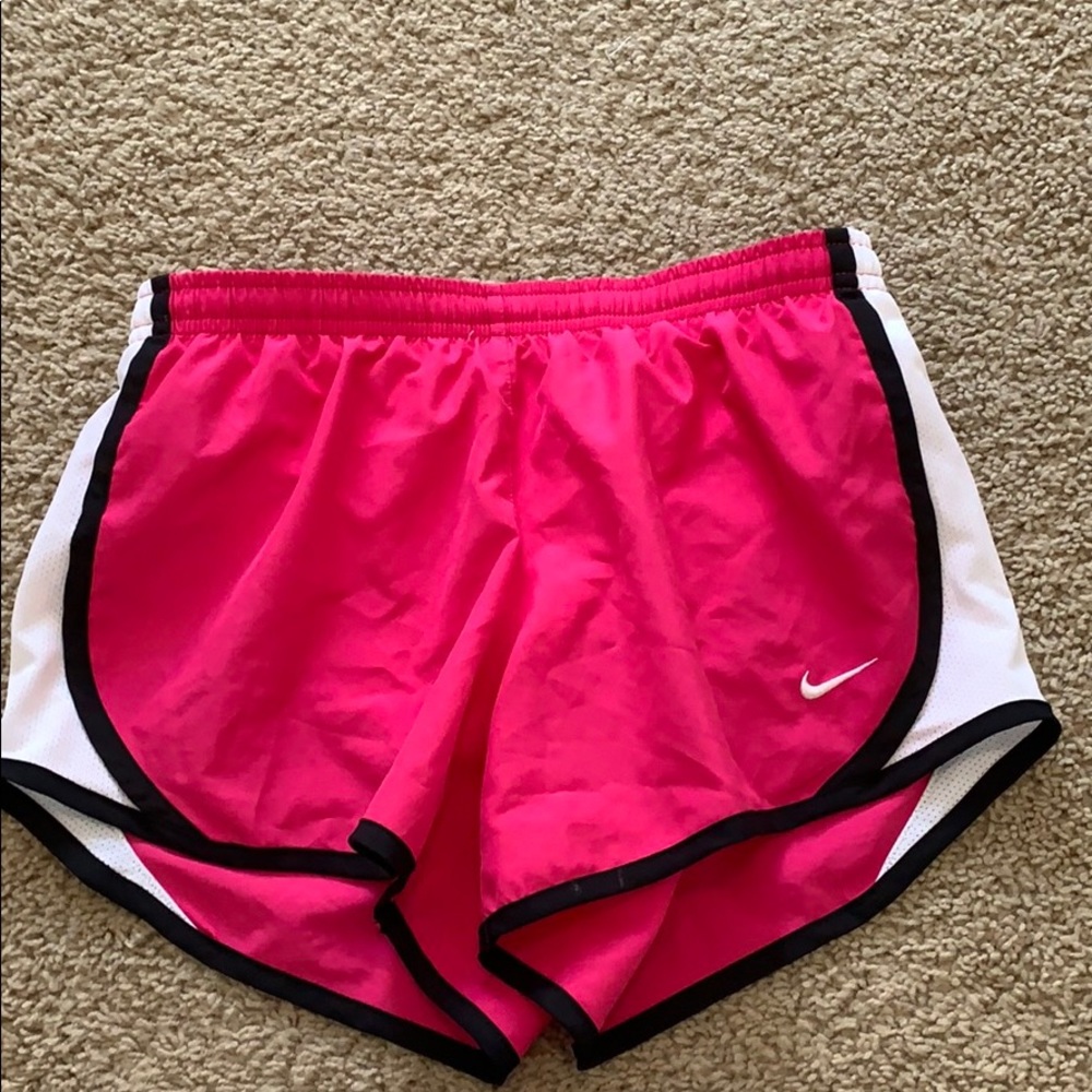 Pink kids nike shorts